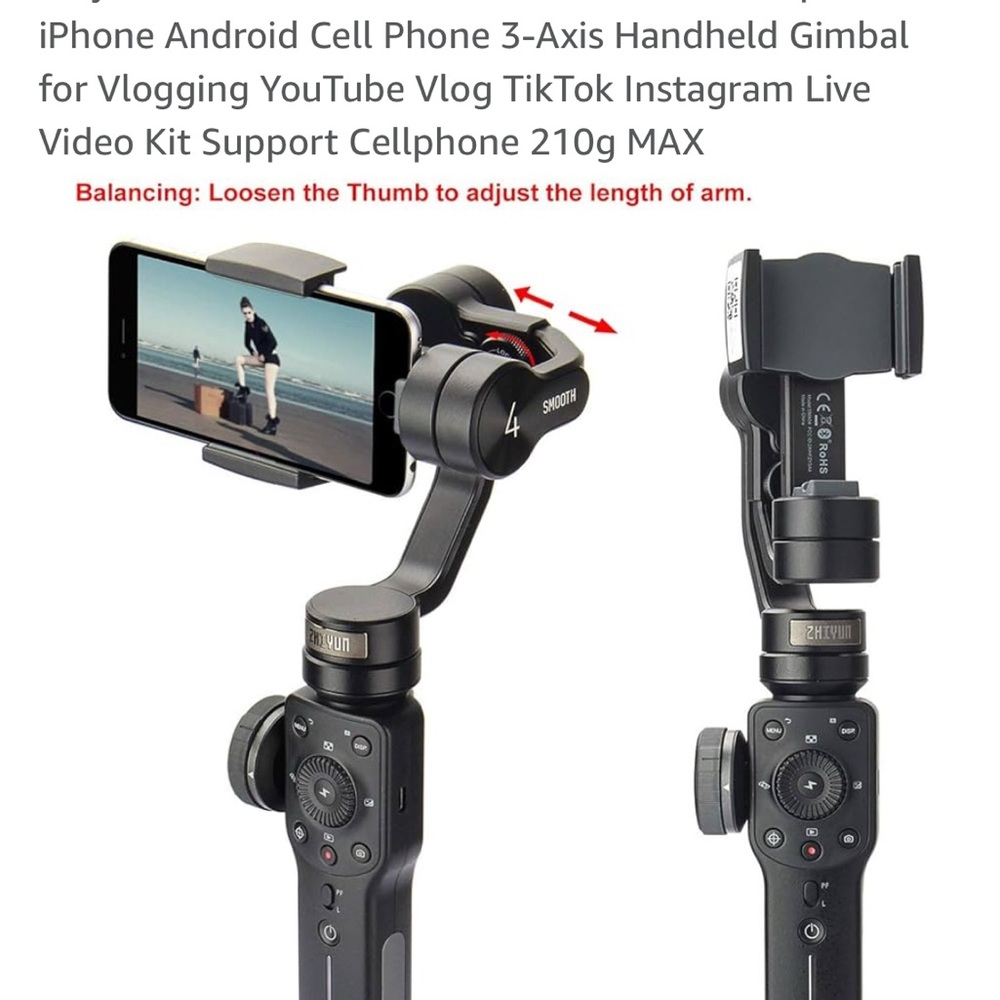 Shootin Smartphone Gimbal Stabilizer